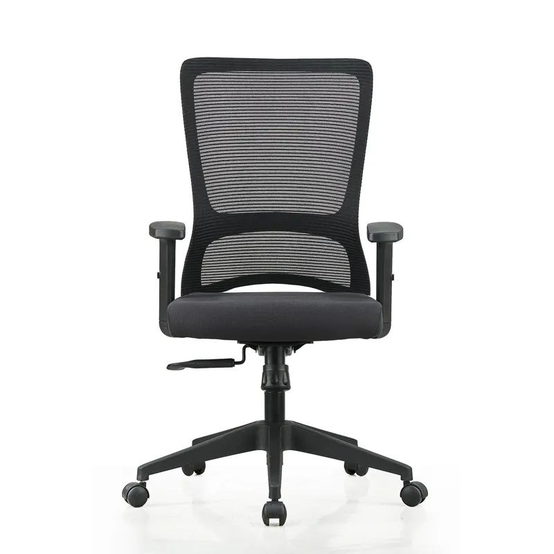Featherlite Comet Office Medium Back Mesh Chair, Black