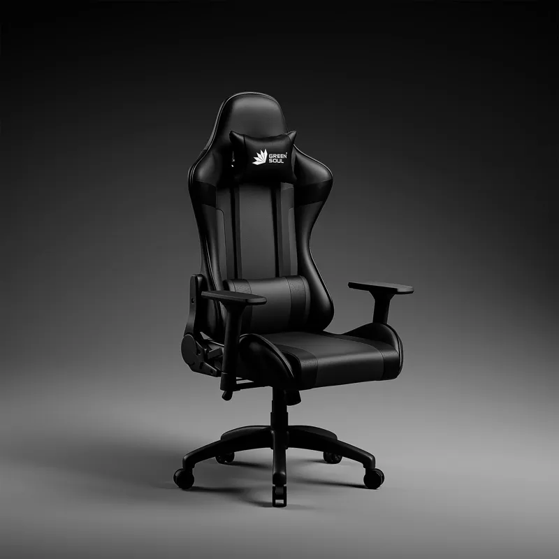Green Soul Raptor 2.0 Racing Edition Ergonomic Gaming Chair | 3D Armrests | 155° Recline | 3-Year Warranty (Black)