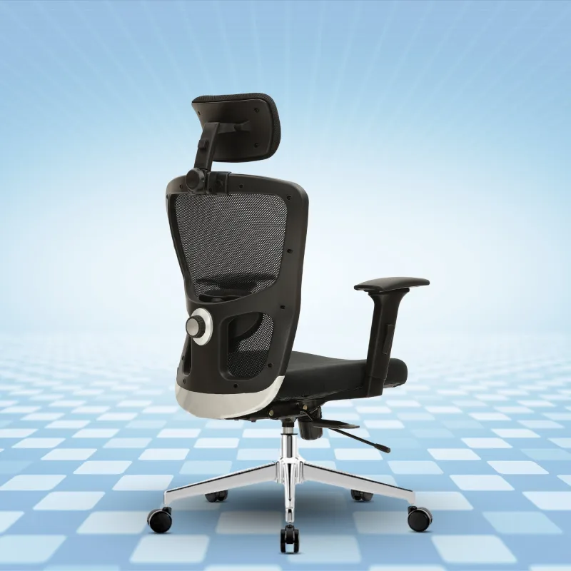 NeuArc Urban Pro Ergonomic Office Chair | 3D Armrests | Adjustable Lumbar | Seat Slider | Multi-Lock | 3-Year Warranty (Black)